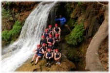 Kloofing along the Blyde River Hoedspruit